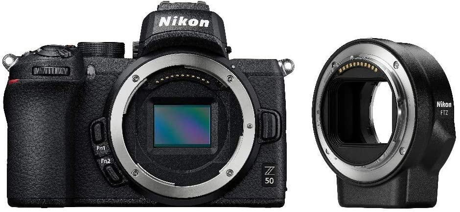 Nikon Z 50 + Ftz Adapter (International Model)