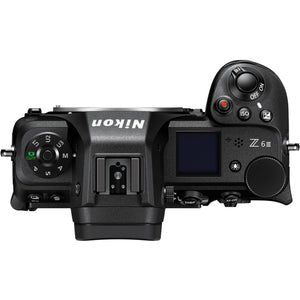 Nikon Z6 III Mirrorless Camera + FTZ II Mount Adapter + 64GB Memory Card Bundle