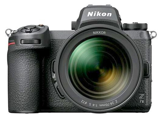 Nikon Z 7II FX-Format Mirrorless Camera Body w/NIKKOR Z 24-70mm f/4 S Black