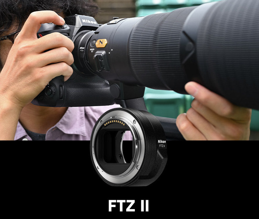Nikon FTZ II Lens Mount Adapter for Z-Lens 4264 Intl Model Bundle + SD Card