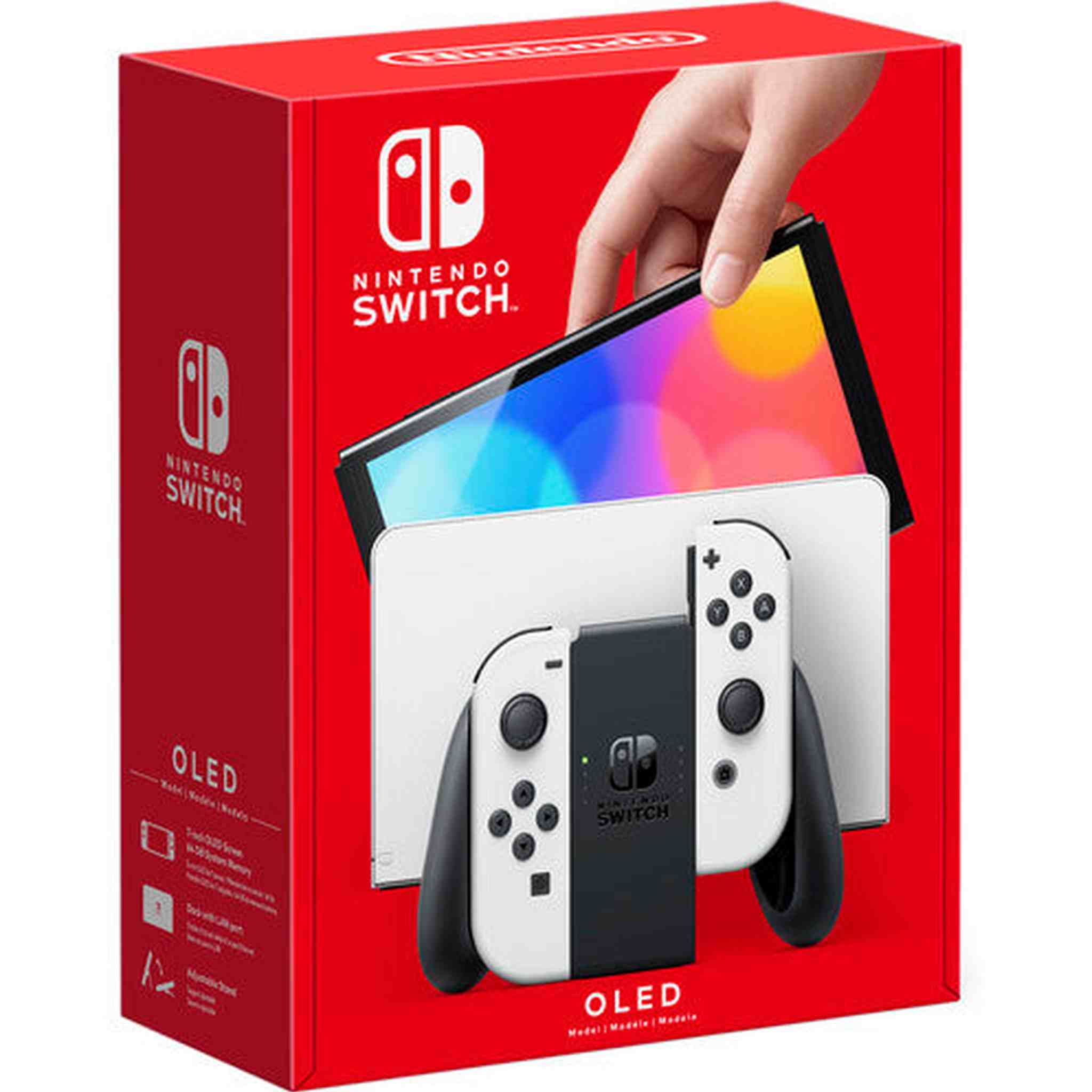 Nintendo Switch OLED White with The Legend of Zelda Skyward Sword HD Game Nintendo