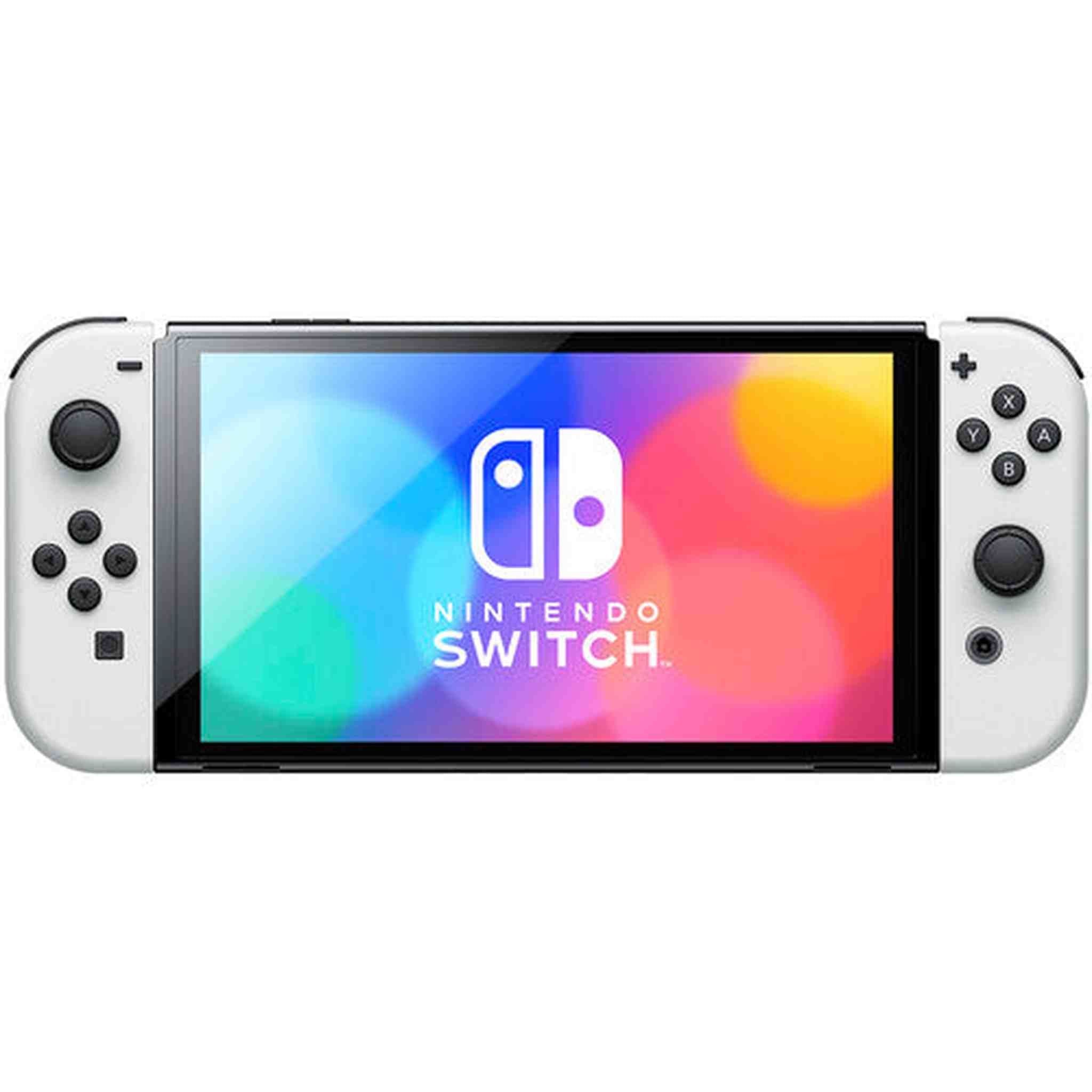 Nintendo Switch OLED White with The Legend of Zelda Breath of the Wild Game