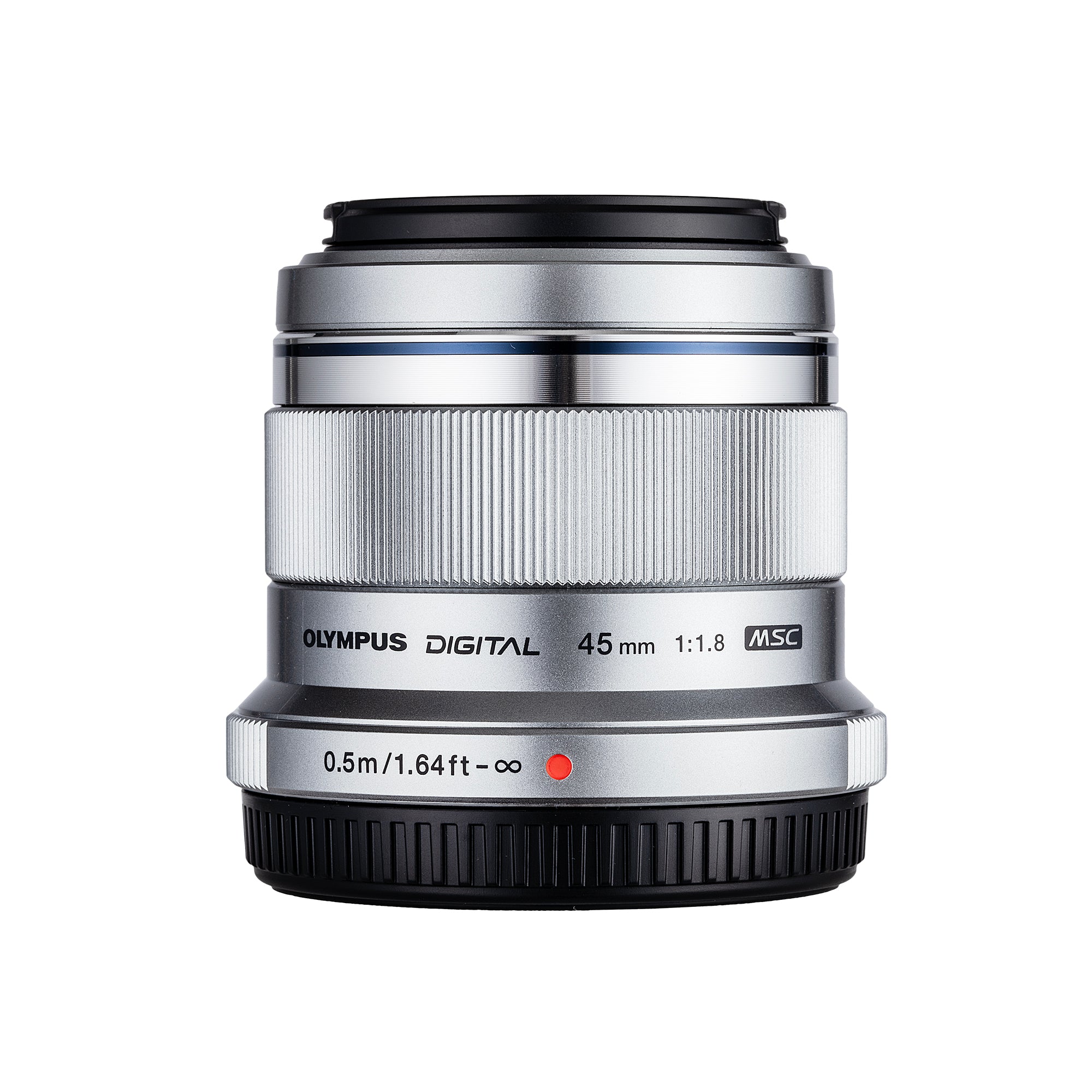 Olympus M.Zuiko Digital 45mm f/1.8 Lens (Silver) Bundle