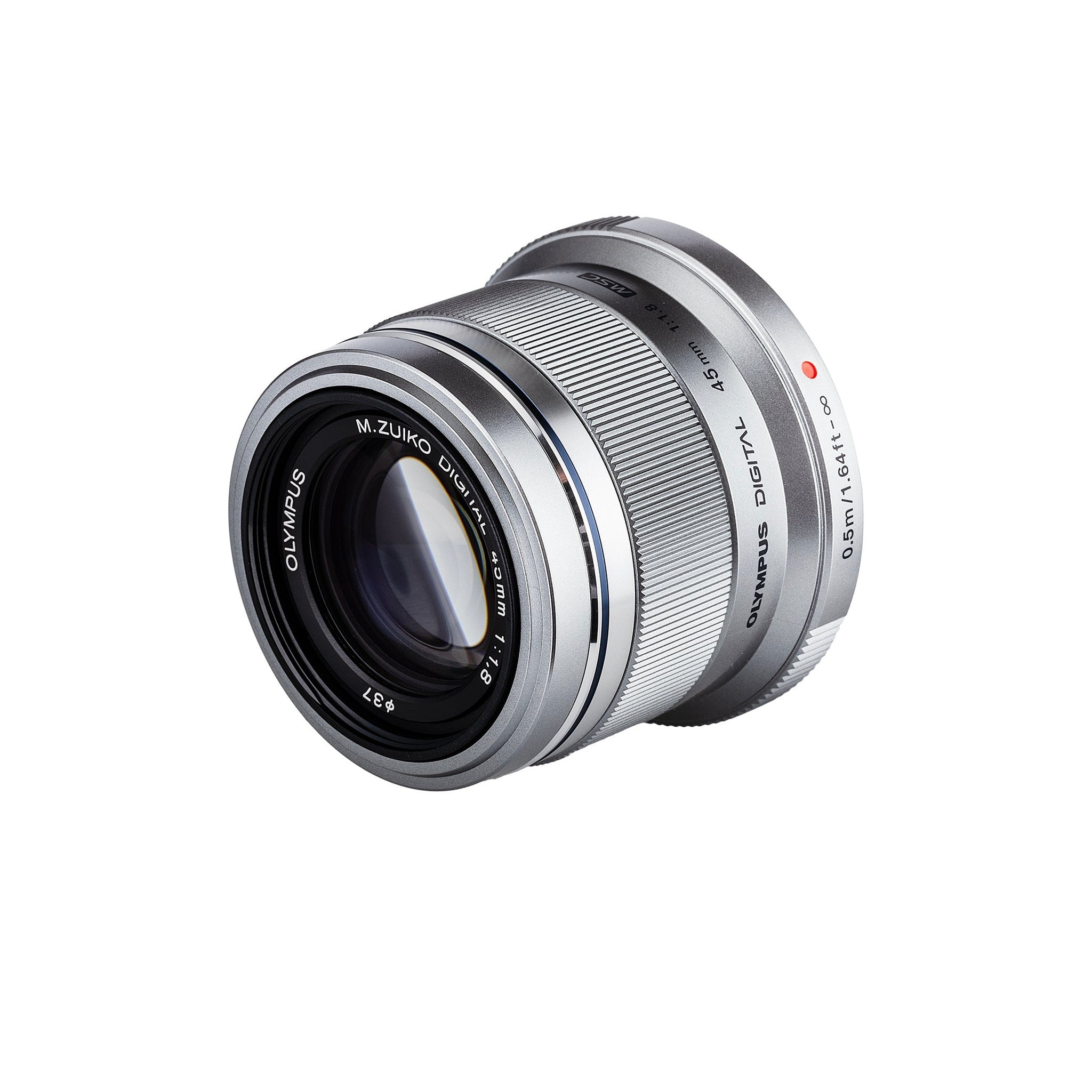Olympus M.Zuiko Digital 45mm f/1.8 Lens Silver Bundle