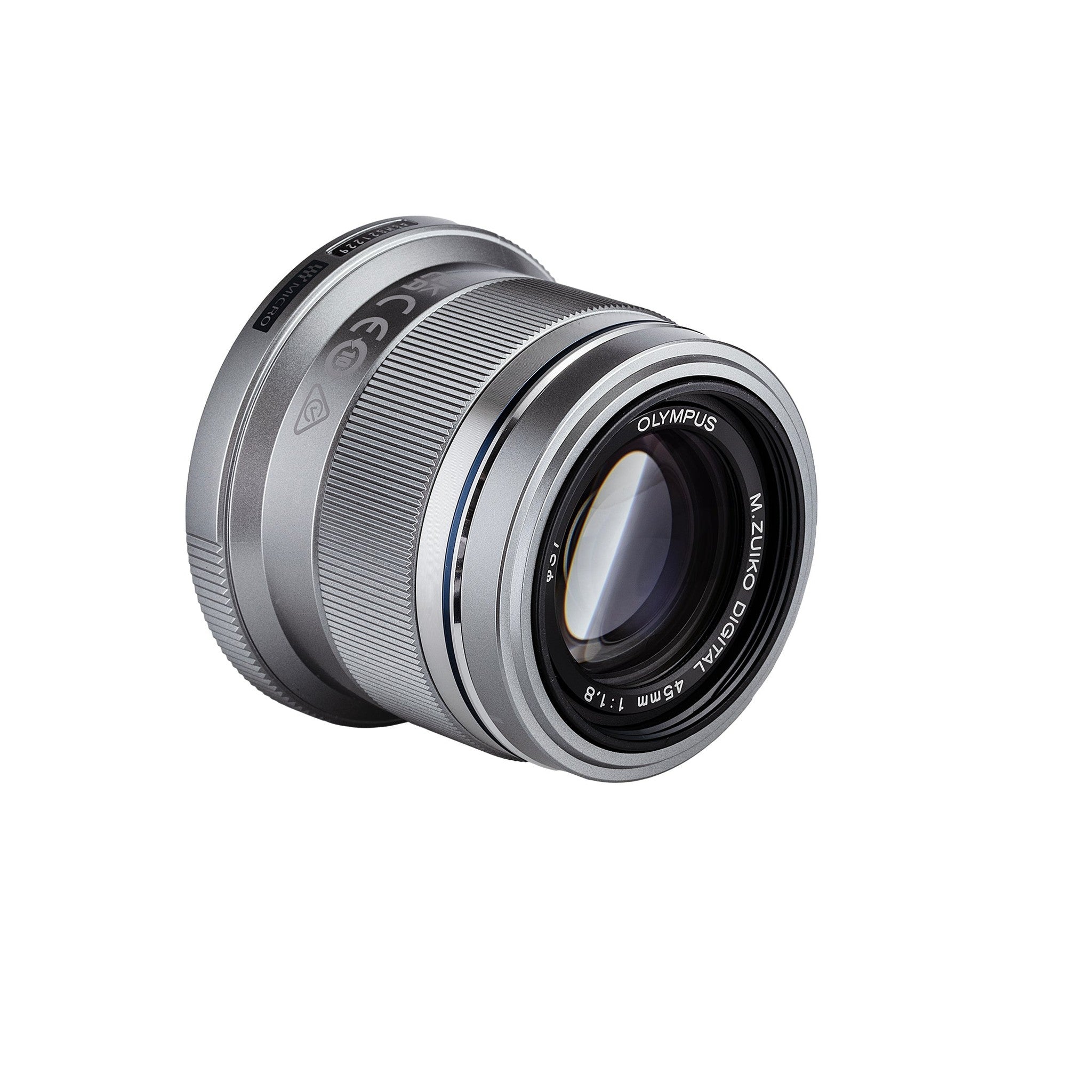 Olympus M.Zuiko Digital 45mm f/1.8 Lens Silver Bundle