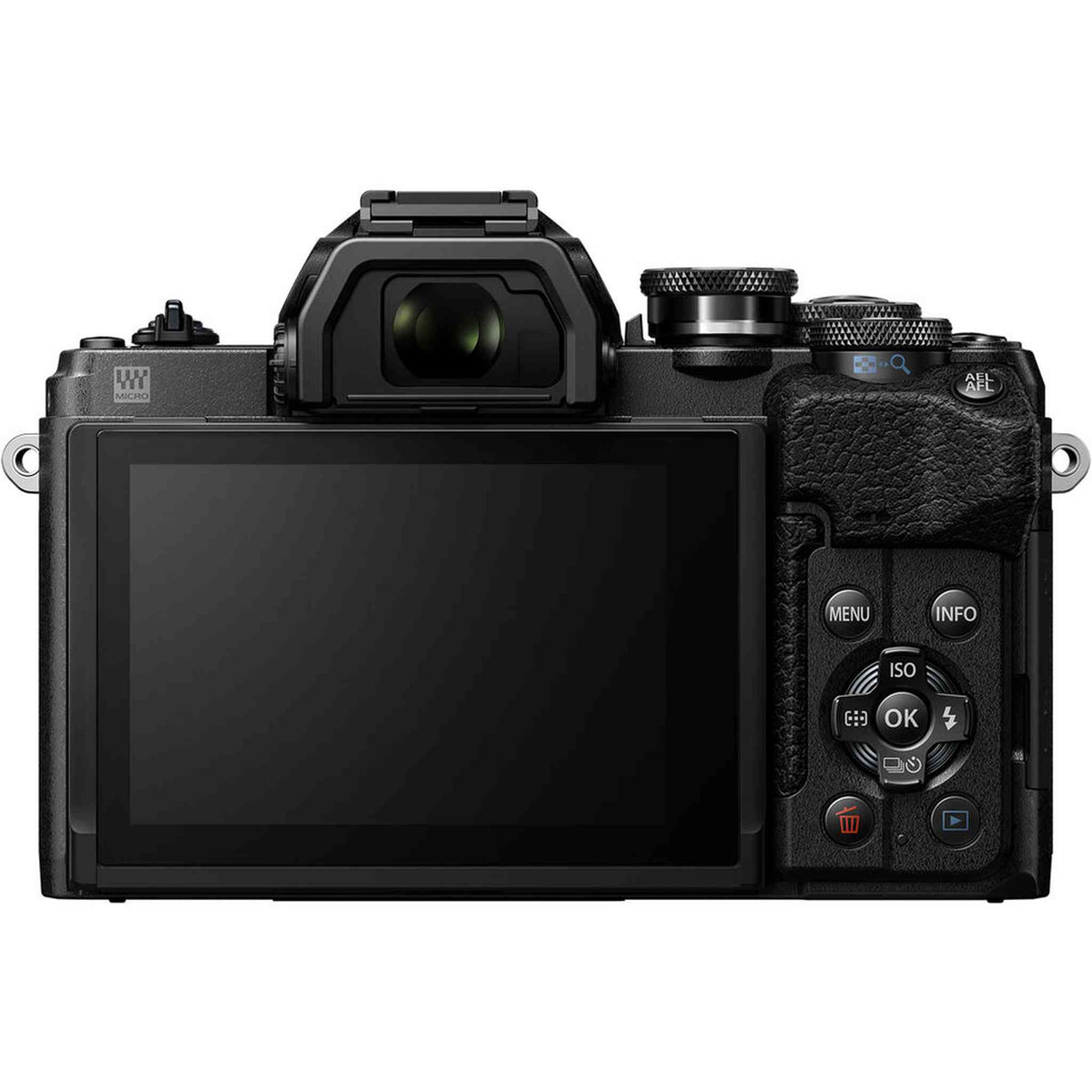 Olympus OM-D E-M10 Mark IV 20.3MP 4K Camera w/14-42mm EZ Lens Black Bundle