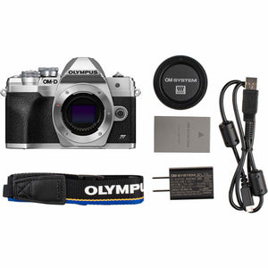 Olympus OM-D E-M10 Mark IV 20.3MP 4K Camera w/14-42mm EZ Lens Black Bundle