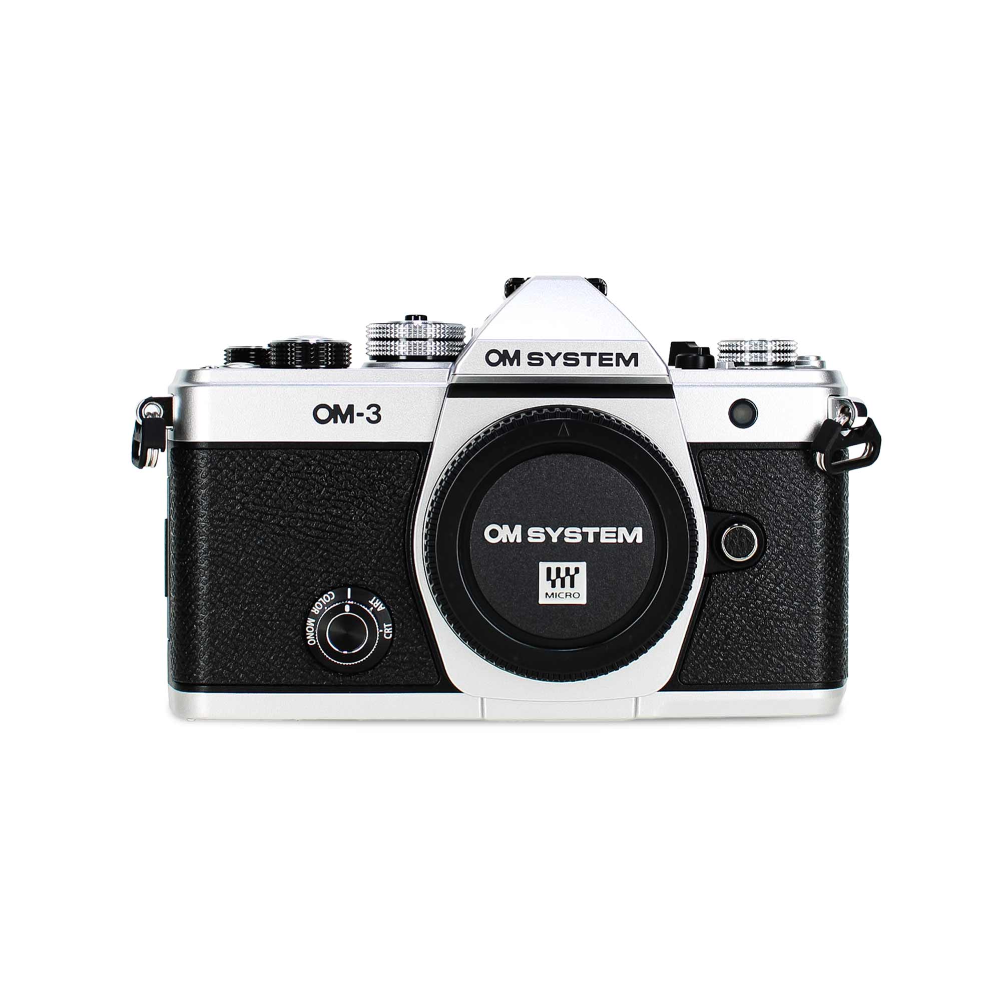 OM SYSTEM OM-3 Mirrorless Camera Silver Bundle