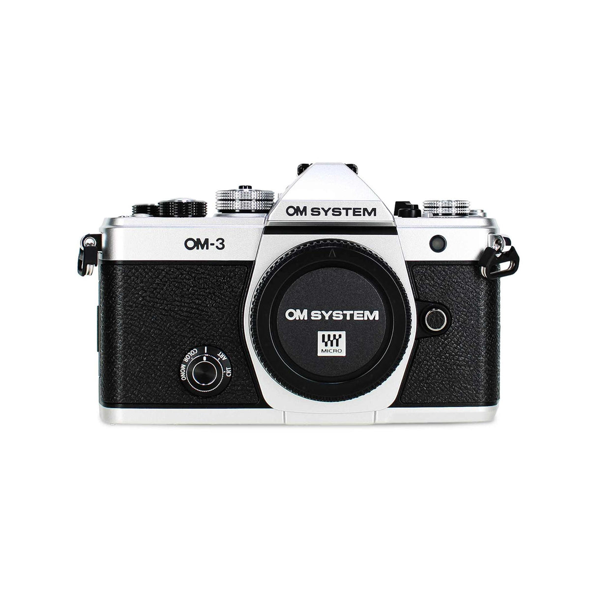 OM SYSTEM OM-3 Mirrorless Camera Silver Bundle