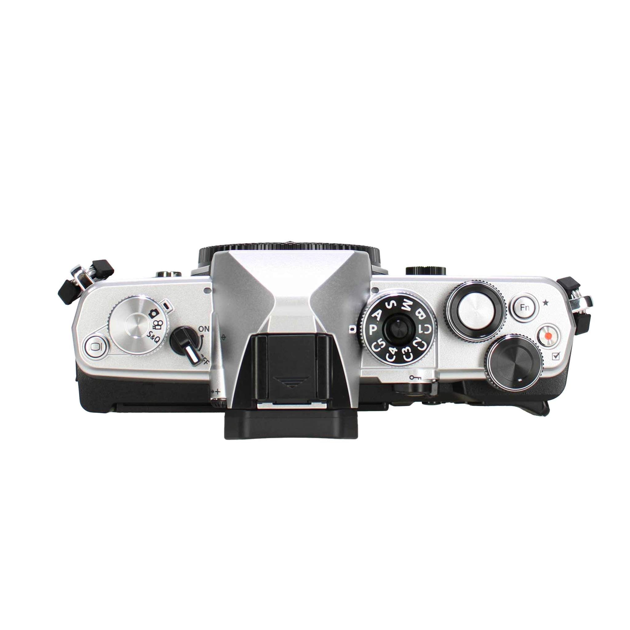 OM SYSTEM OM-3 Mirrorless Camera Silver Bundle