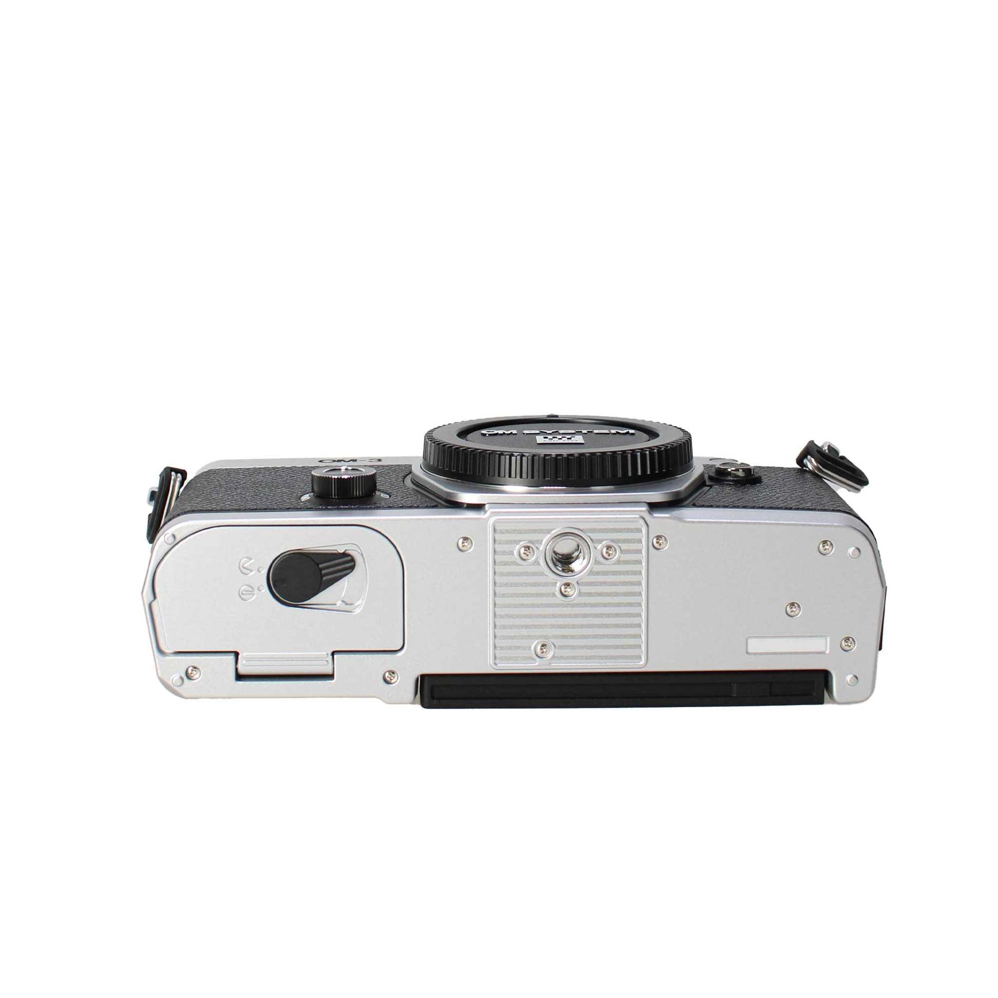 OM SYSTEM OM-3 Mirrorless Camera Silver Bundle