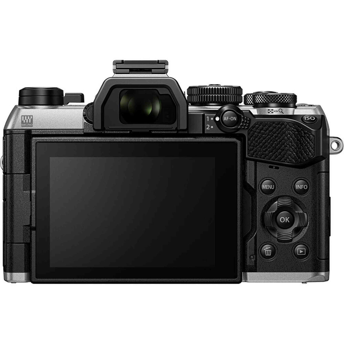 OM SYSTEM OM-5 Mark II Mirrorless Camera + ED 12-45mm f/4 PRO Lens Silver Bundle
