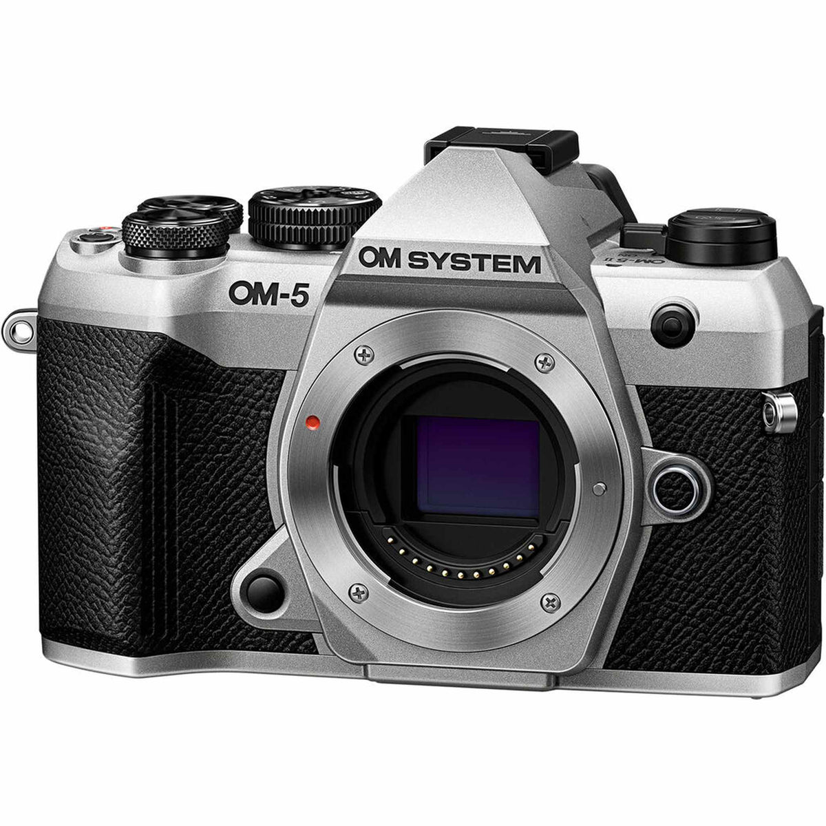 OM SYSTEM OM-5 Mark II Mirrorless Camera + ED 12-45mm f/4 PRO Lens Silver Bundle