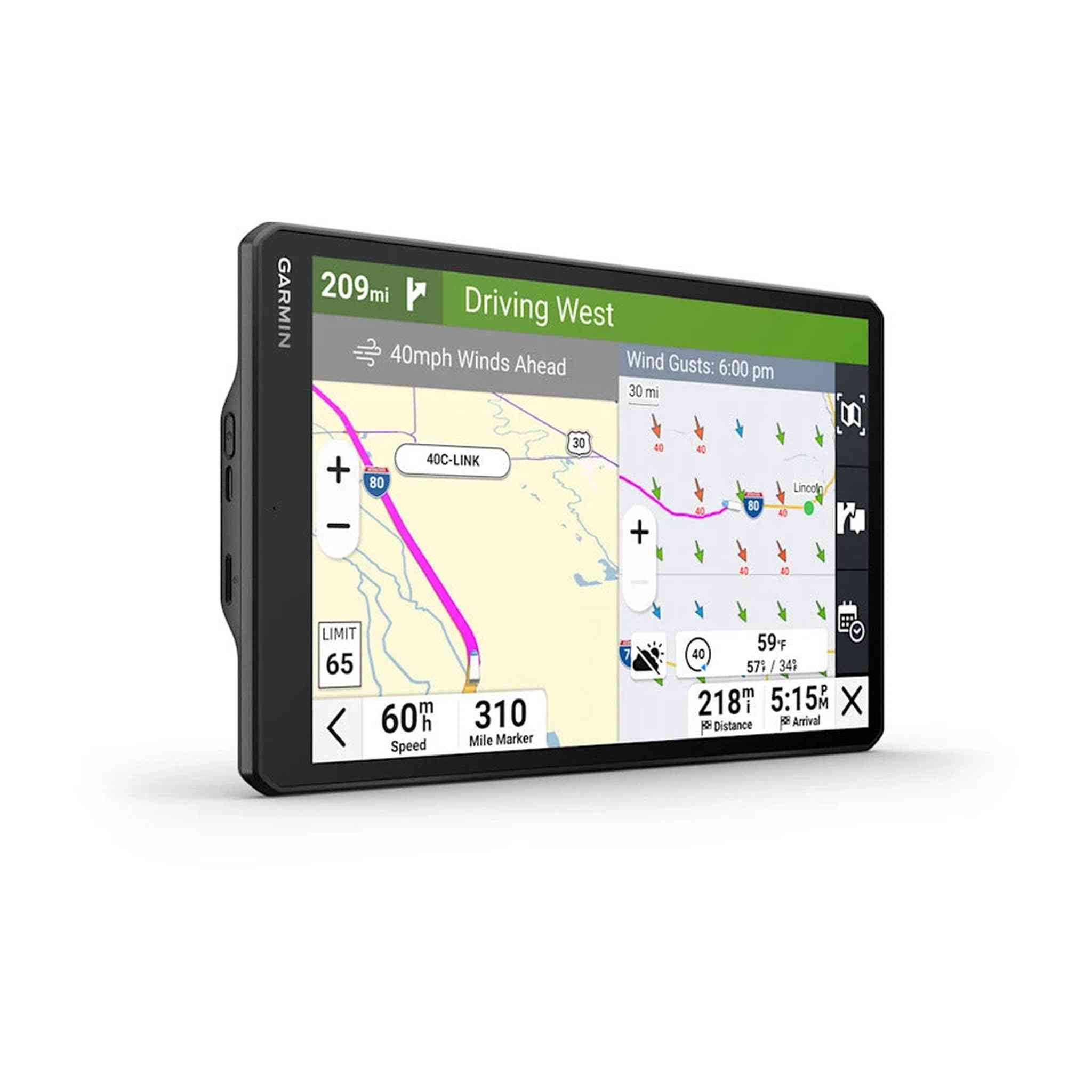 Garmin dezl OTR1020, Extra-Large, Easy-to-Read 10” GPS Truck Navigator Bundle