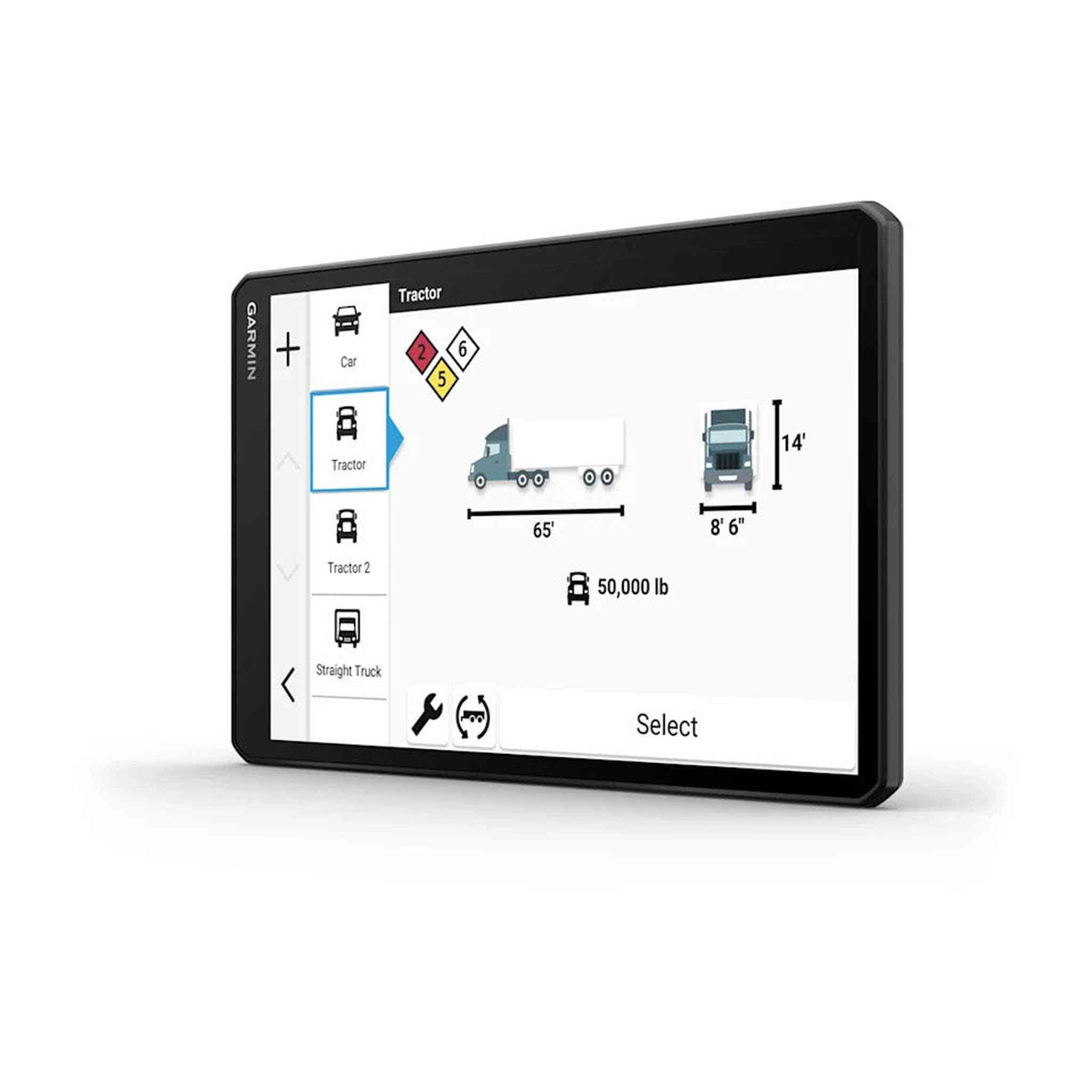 Garmin dezl OTR1020, Extra-Large, Easy-to-Read 10” GPS Truck Navigator Bundle Garmin