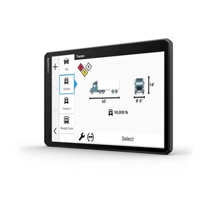 Garmin dezl OTR1020, Extra-Large, Easy-to-Read 10” GPS Truck Navigator Bundle