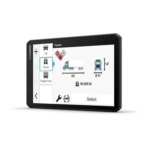 Garmin dezl Cam OTR725, Large, Easy-to-Read 7” GPS Truck Navigator Bundle