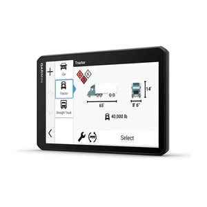 Garmin dezl Cam OTR725, Large, Easy-to-Read 7” GPS Truck Navigator Bundle