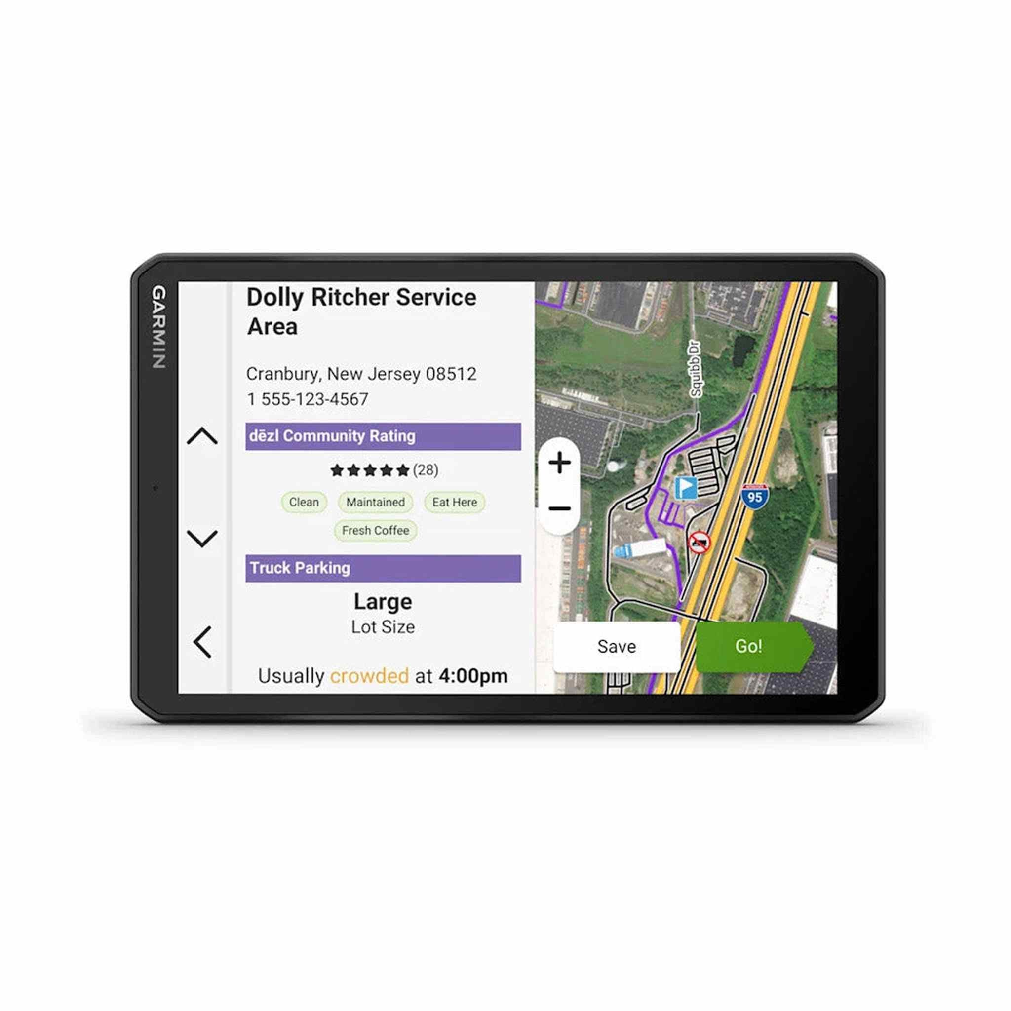 Garmin dezl OTR820, Large, Easy-to-Read 8” GPS Truck Navigator Bundle Garmin