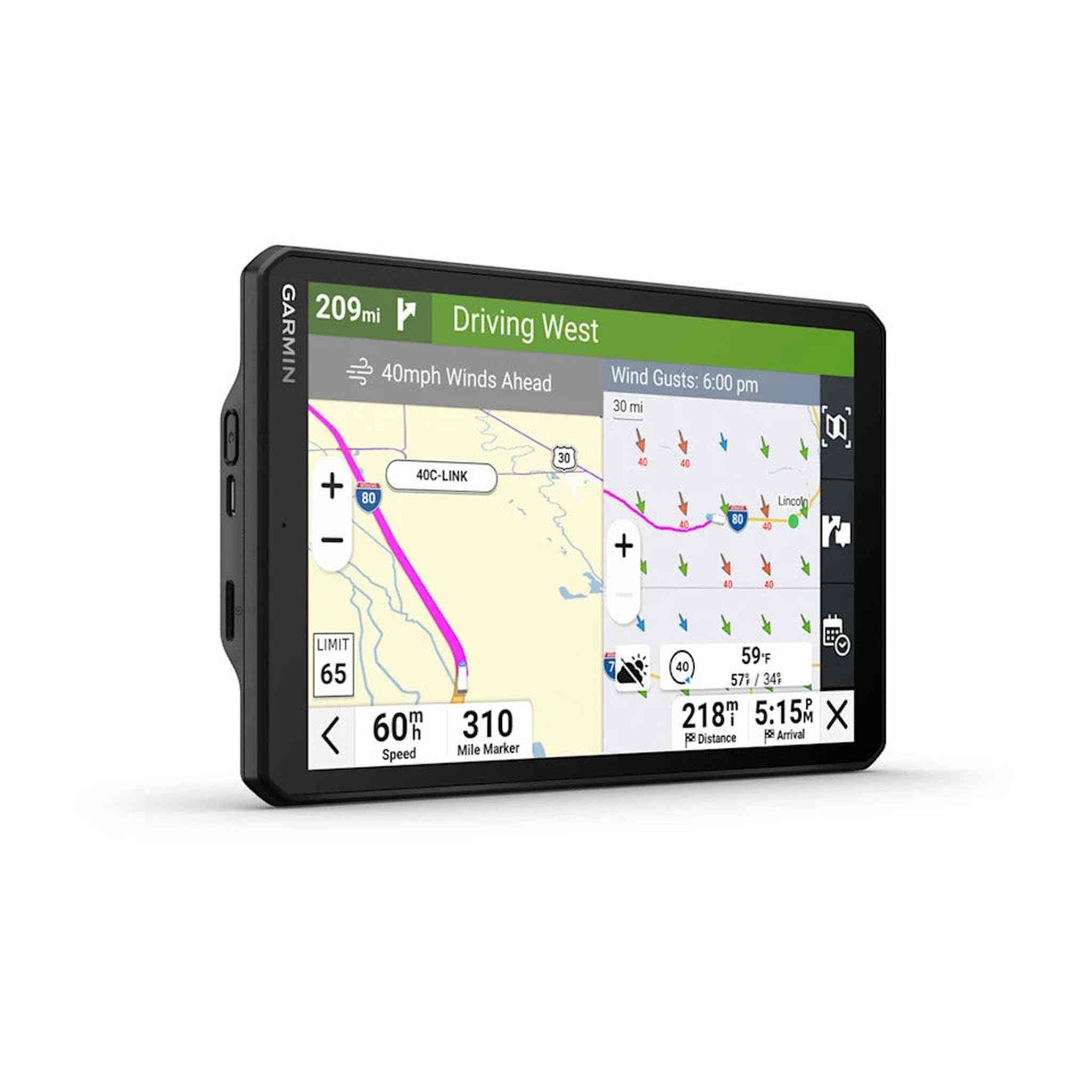 Garmin dezl OTR820, Large, Easy-to-Read 8” GPS Truck Navigator Bundle