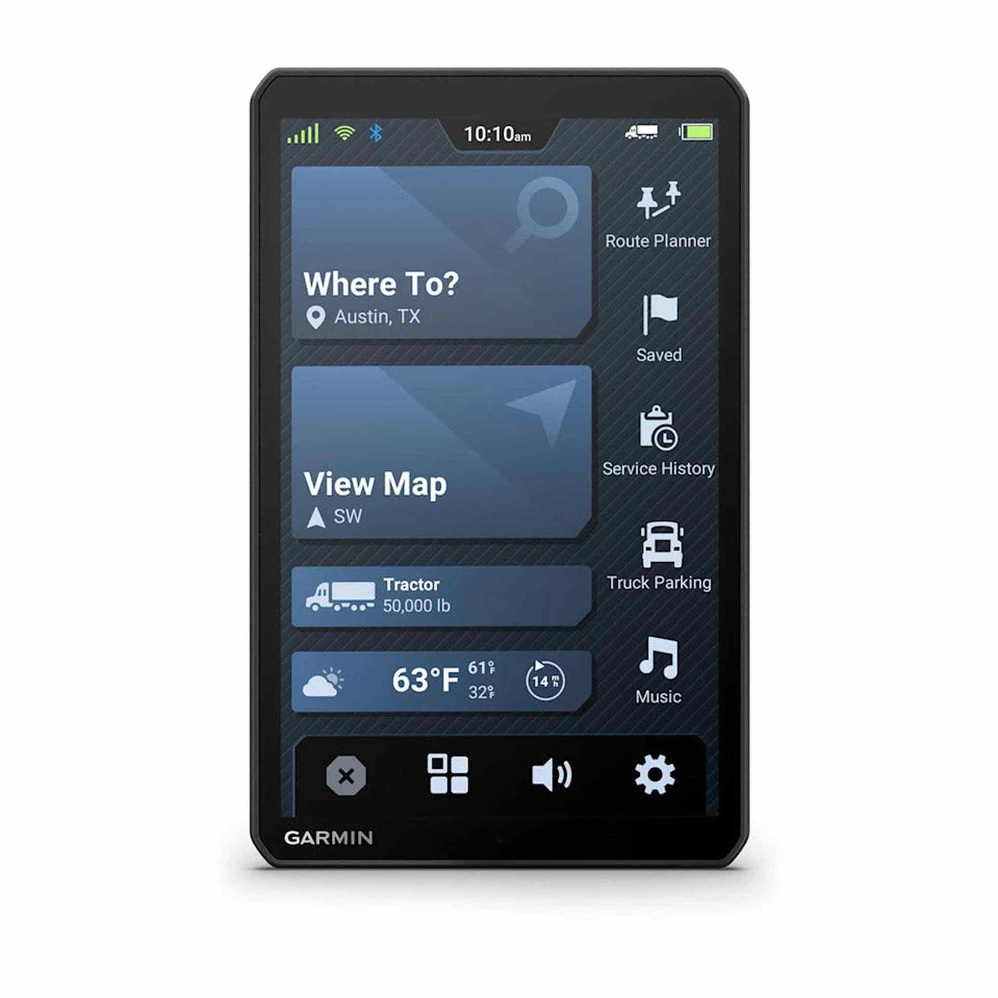 Garmin dezl OTR820, Large, Easy-to-Read 8” GPS Truck Navigator Bundle Garmin