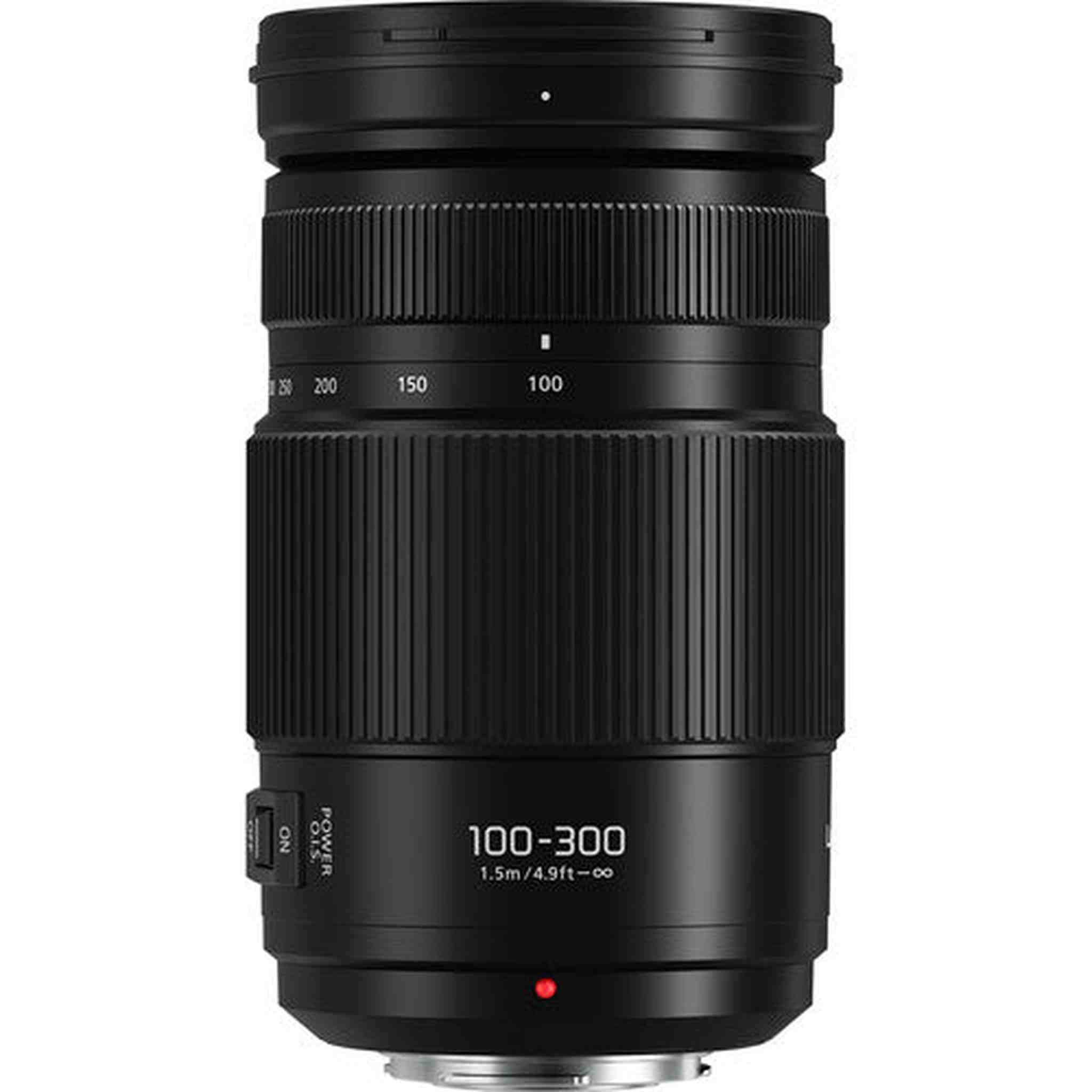 Panasonic Lumix 100-300mm f/4-5.6 II POWER O.I.S. Lens with 2x 64 Memory Cards International Model Panasonic
