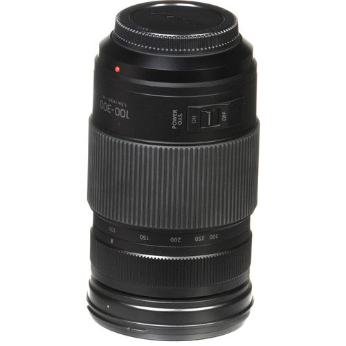Panasonic Lumix 100-300mm f/4-5.6 II POWER O.I.S. Lens with 2x 128GB Memory Cards International Model