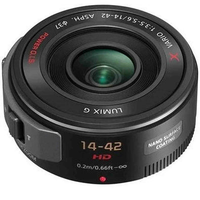 PANASONIC LUMIX G X Vario Power Zoom Lens, 14-42MM, F3.5-5.6 ASPH, MIRRORLESS Micro Four Thirds, Power O.I.S, H-PS14042K