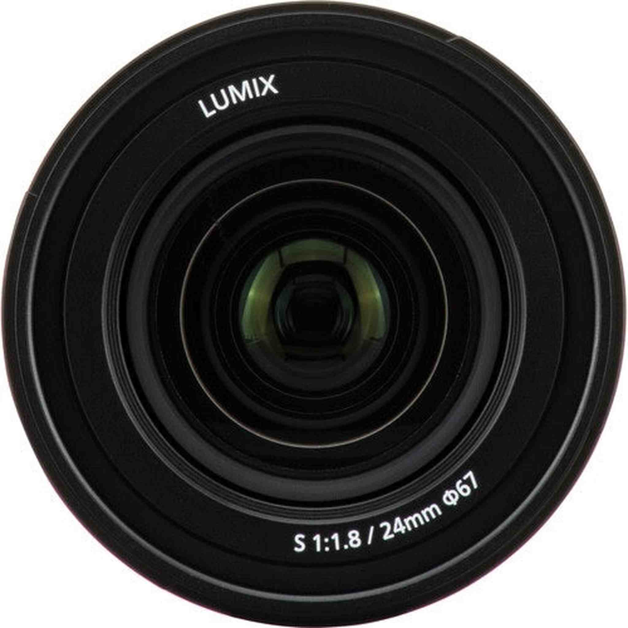 Panasonic LUMIX S Series Camera Lens, 24mm F1.8 L-Mount Interchangeable Lens for Mirrorless Full Frame Digital Cameras, S-S24