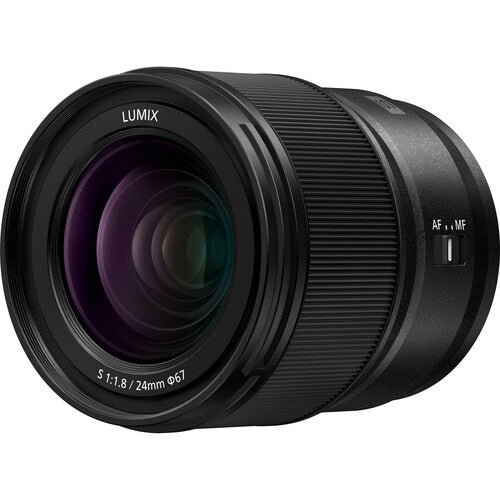 Panasonic LUMIX S Series Camera Lens, 24mm F1.8 L-Mount Interchangeable Lens for Mirrorless Full Frame Digital Cameras, S-S24