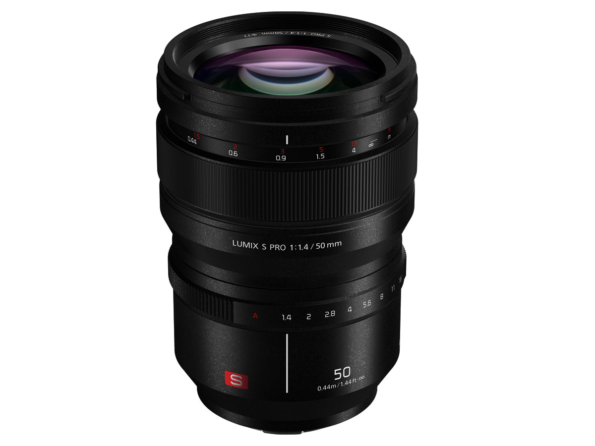 Panasonic LUMIX S PRO 50mm F1.4 Lens, Full-Frame L Mount, for Panasonic LUMIX S Series Mirrorless Cameras - S-X50