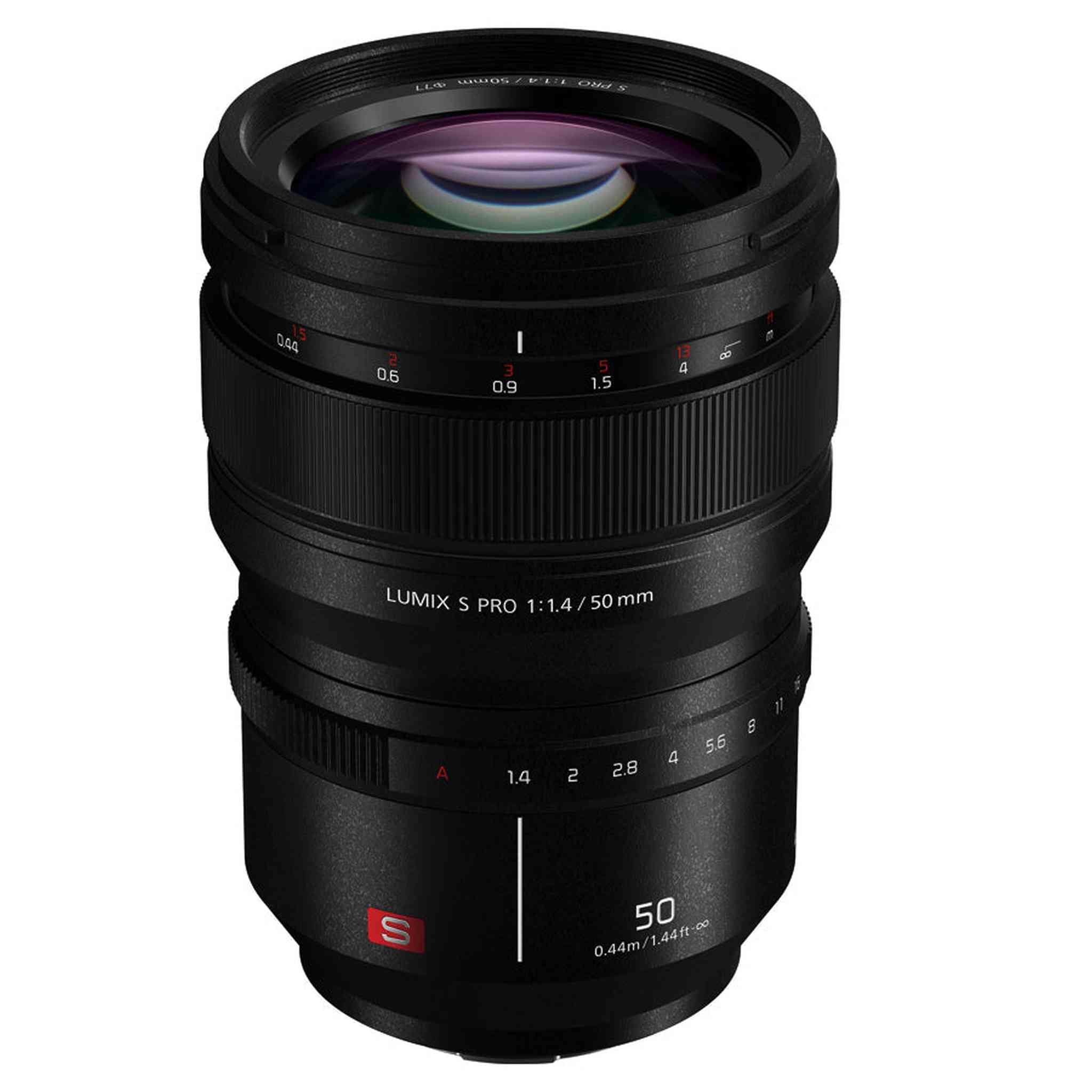 Panasonic LUMIX S PRO 50mm F1.4 Lens, Full-Frame L Mount, for Panasonic LUMIX S Series Mirrorless Cameras - S-X50