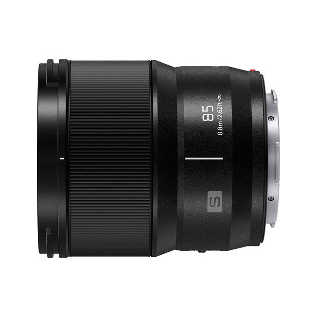 PANASONIC LUMIX S Series Camera Lens, 85mm F1.8 L Mount Interchangeable Lens for Mirrorless Full Frame Digital Cameras, S-S85, Black