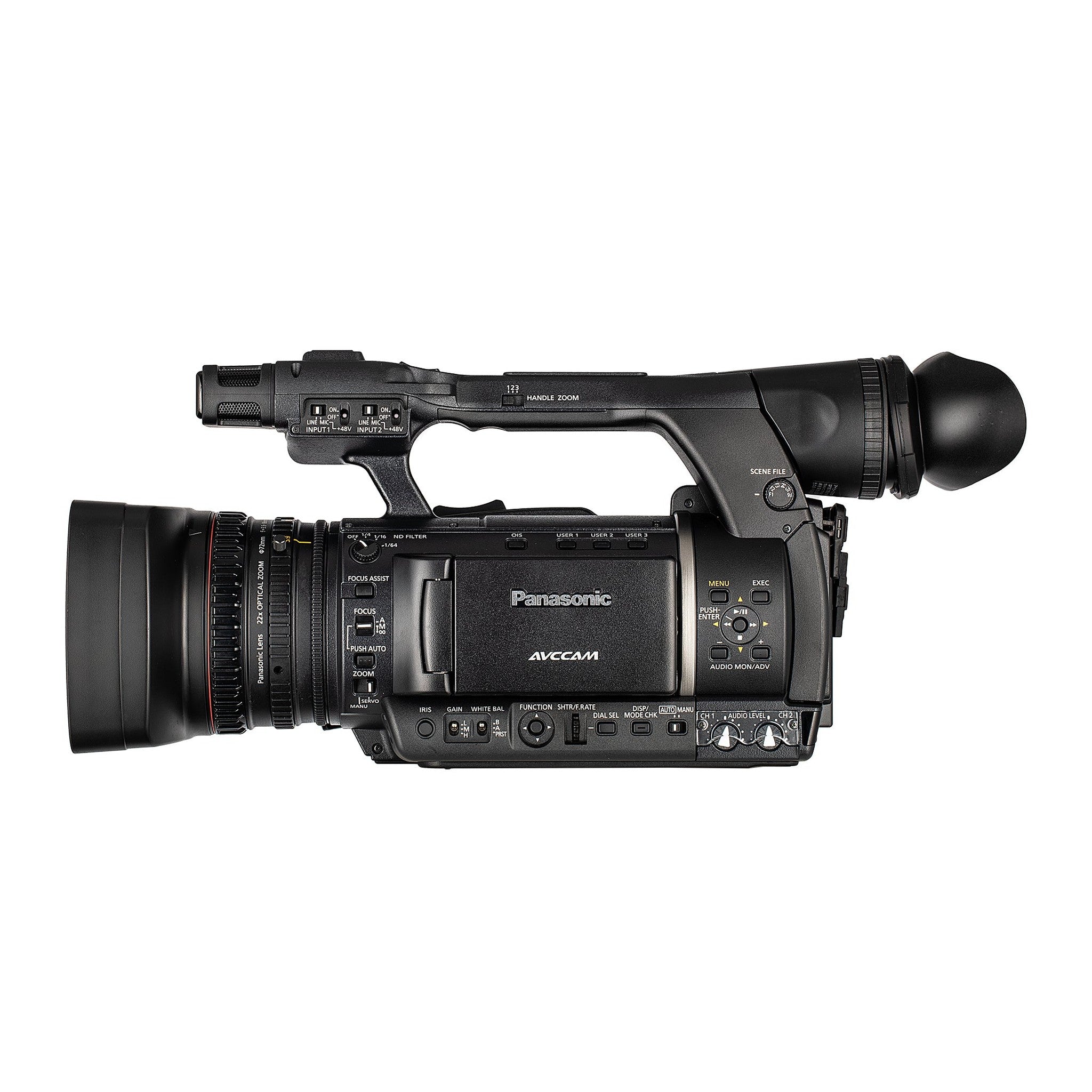 Panasonic AG-AC160 AVCCAM HD Camcorder– Dual SD Card Slots, 1080p/60p Recording + More