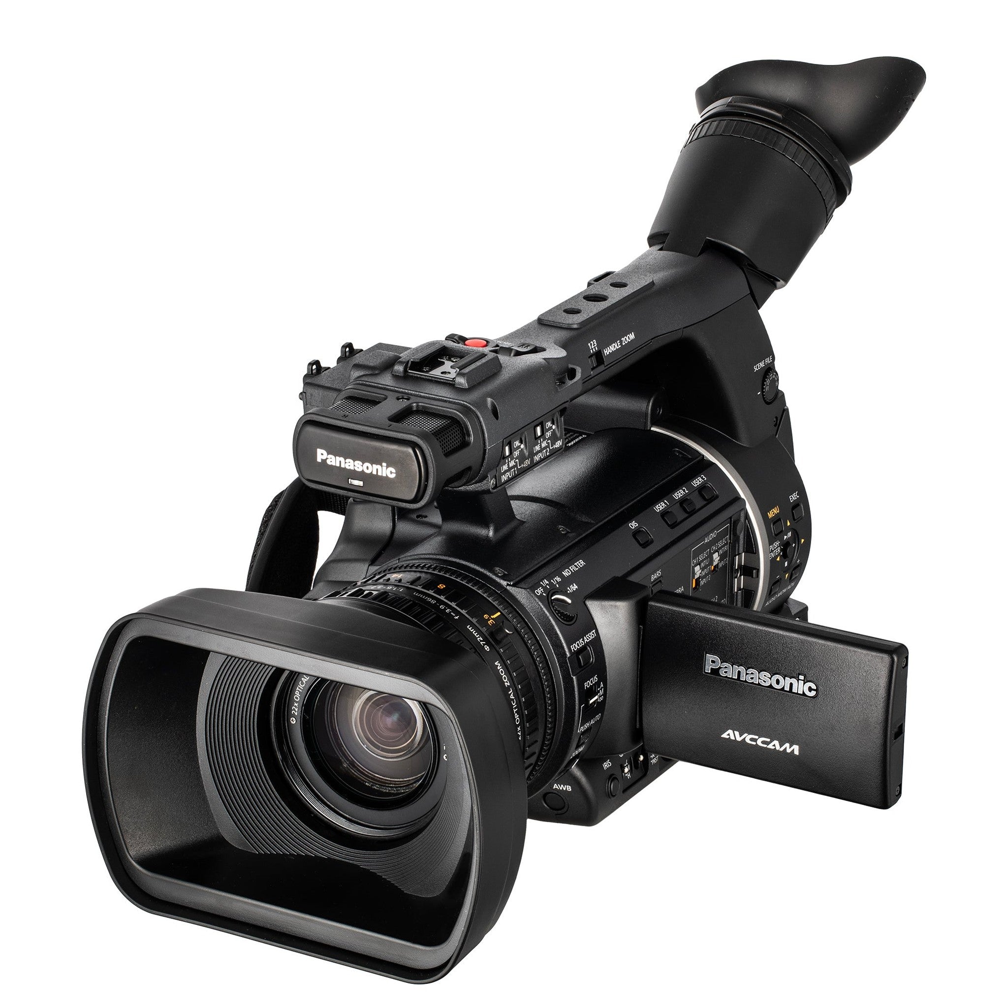 Panasonic AG-AC160 AVCCAM HD Camcorder– Dual SD Card Slots, 1080p/60p Recording + More