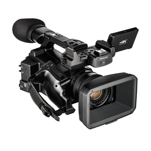 Panasonic AG-CX350 4K Camcorder AG-CX350 W/Padded Case, 128 GB Memory Card, Wire Straps, LED Light, and More