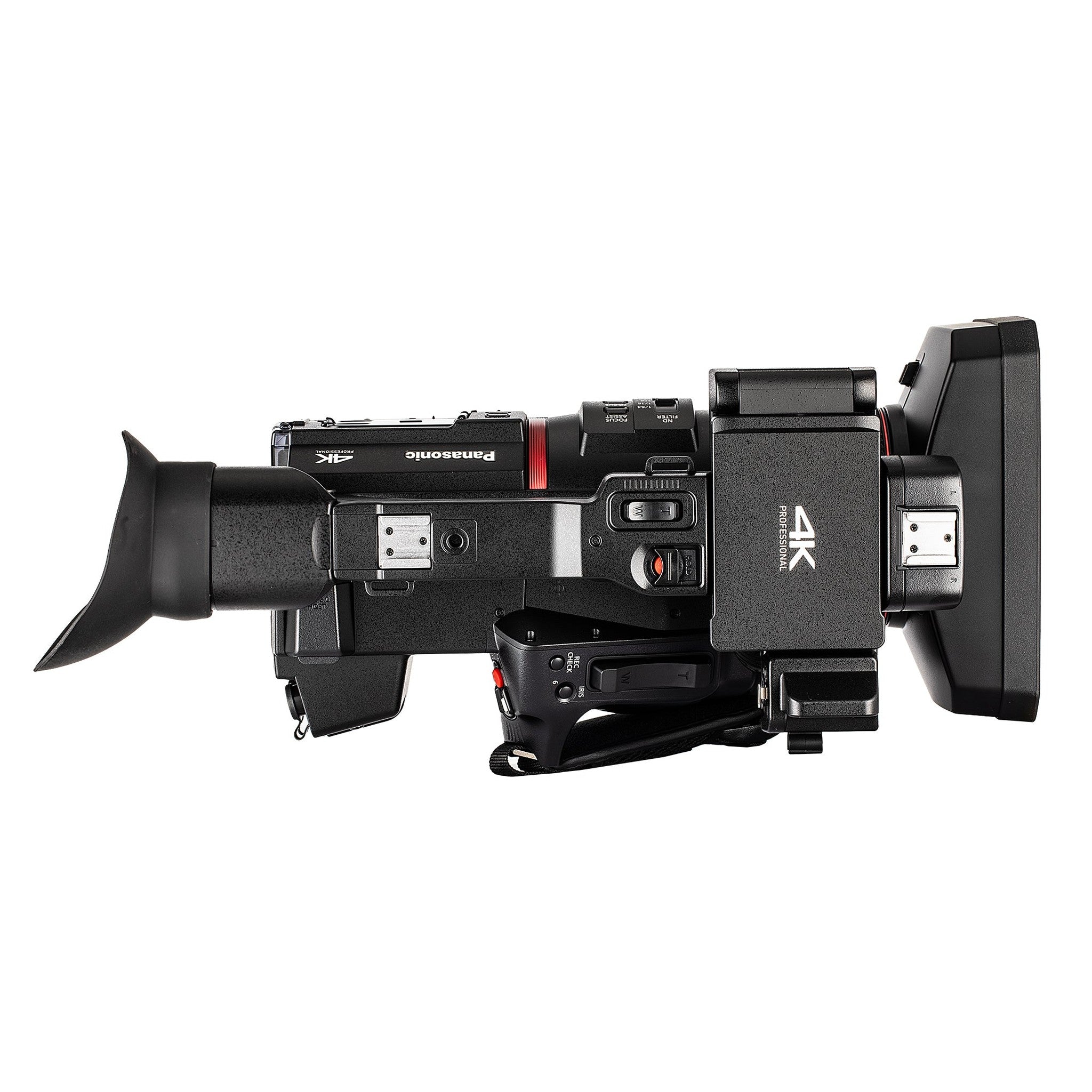 Panasonic AG-CX350 4K Camcorder AG-CX350 W/Padded Case, 128 GB Memory Card, Wire Straps, LED Light, and More