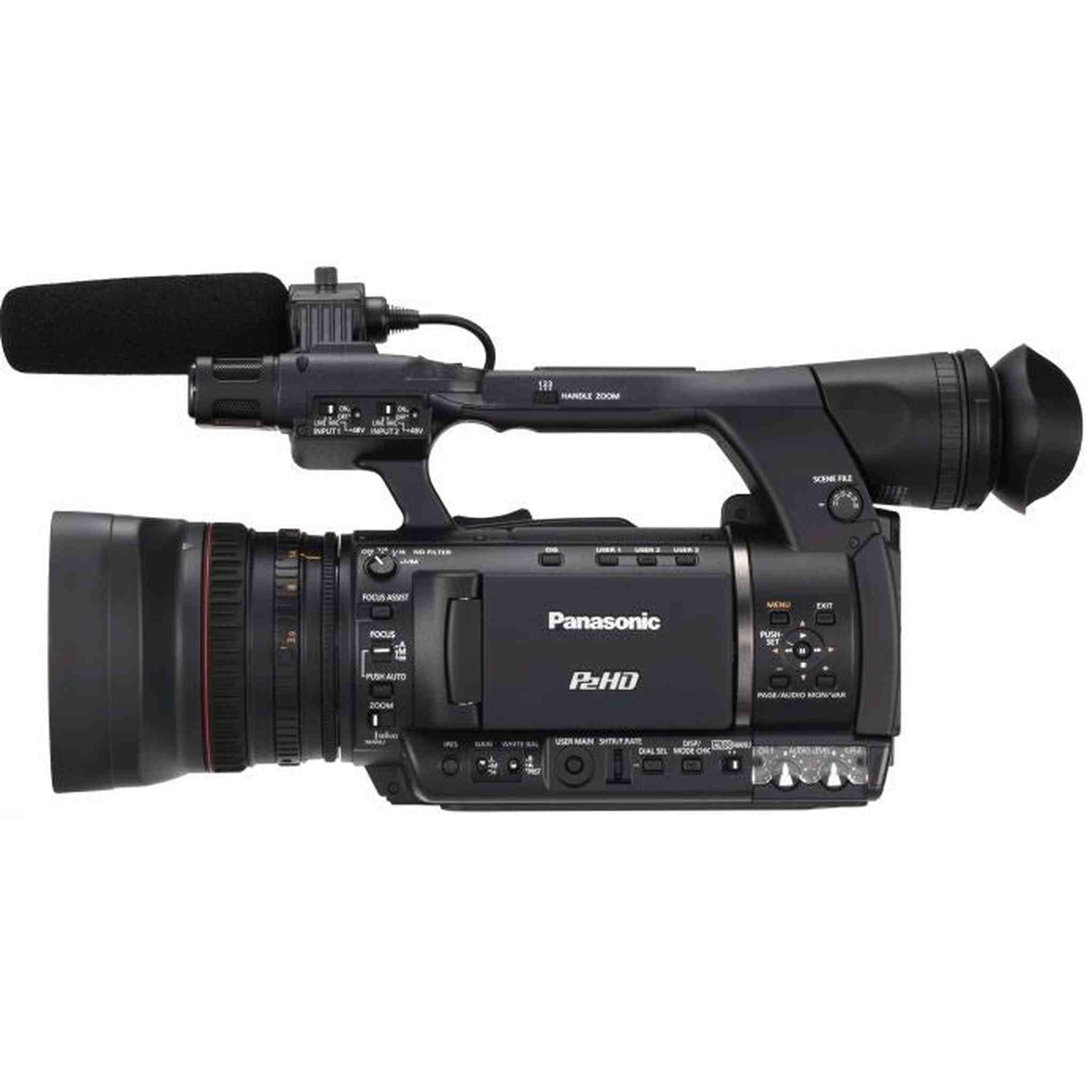Panasonic AG-HPX250PJ HD Handheld Video Camera with 3.45-Inch LCD Black