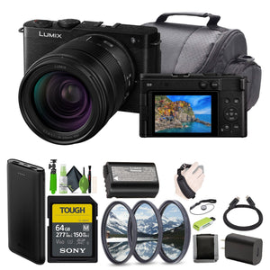 Panasonic LUMIX S9 Mirrorless Full Frame Camera with 28-200mm L Mount Lens Black Panasonic