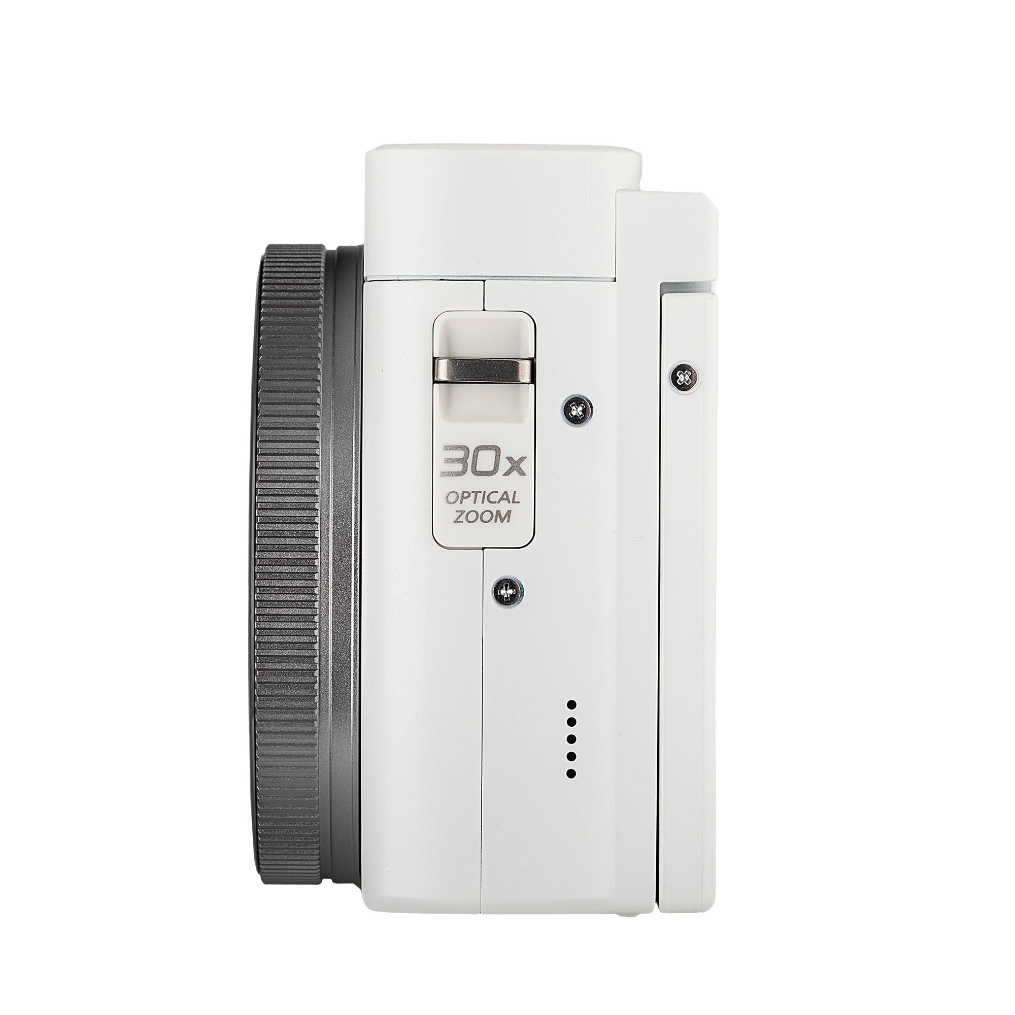 Panasonic TZ99 Point and Shoot Compact Travel Digital Camera White - Bundle