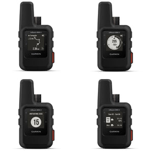 Garmin inReach Mini 2 Satellite Communicator Black with Power Adapters Bundle