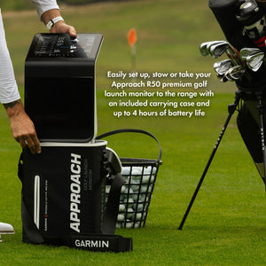 Garmin Approach R50 Premium Golf Launch Monitor and Simulator Bundle