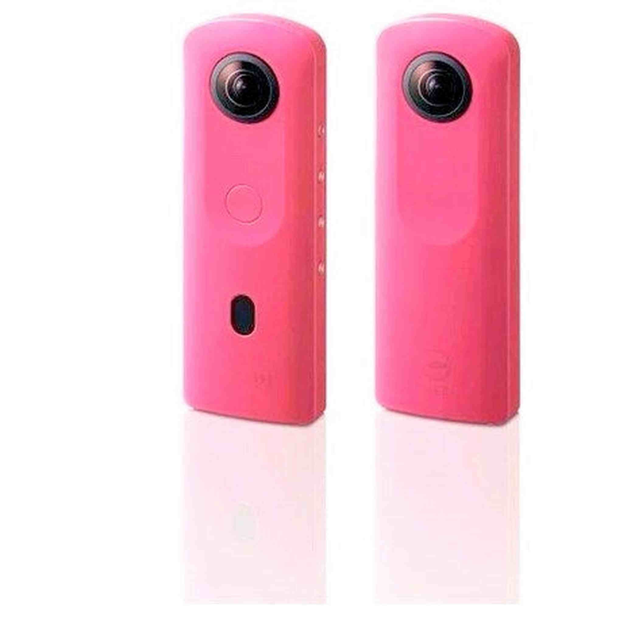 Ricoh Theta SC2 Pink 360° Camera 4K Video with Image stabilization for iPhone & Android Ricoh