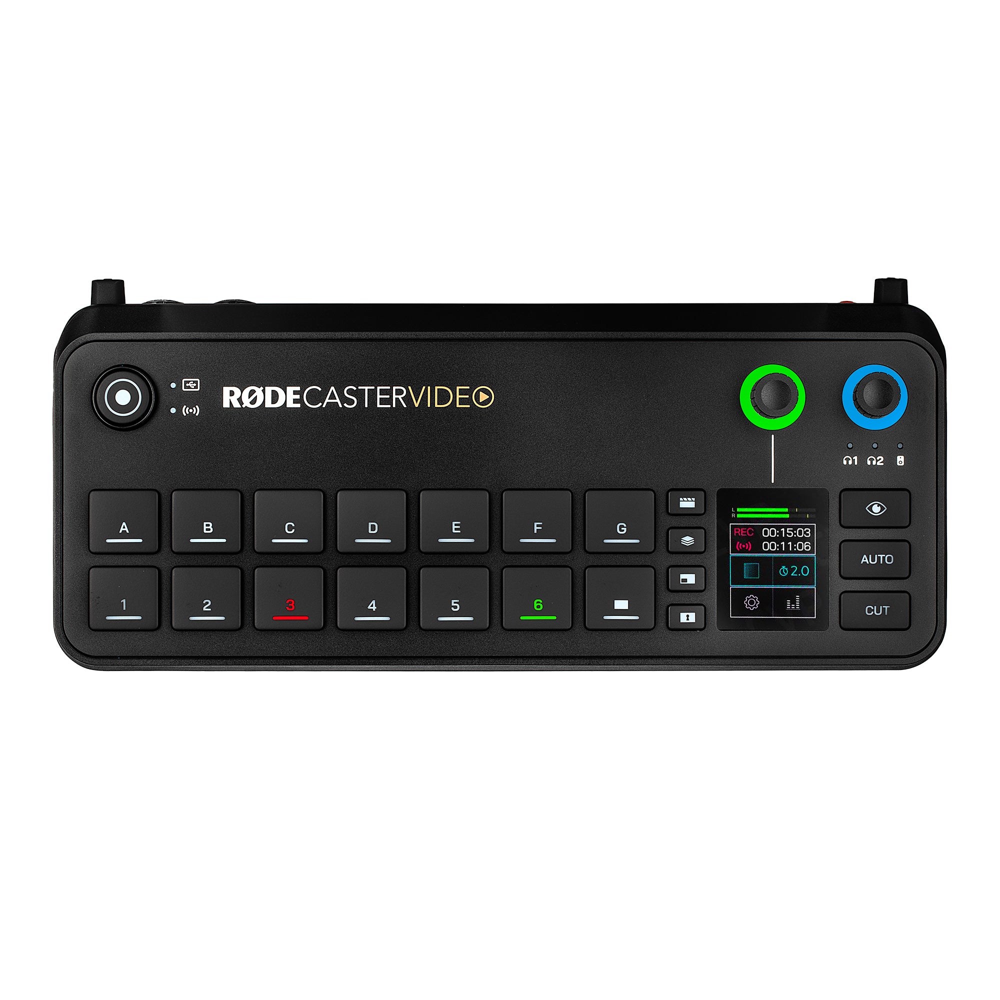 RODECaster Video All-in-One Production Console + Studio Headphones + Microphone + More