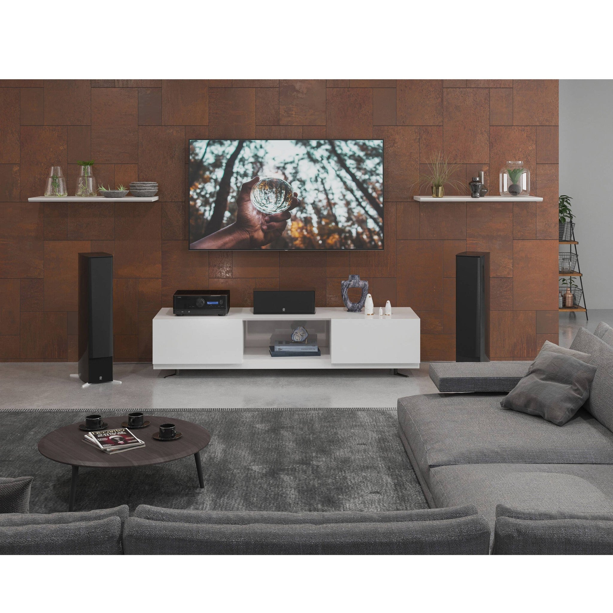 YAMAHA RX-V4A 5.2-Channel AV Receiver with MusicCast Bundle Yamaha