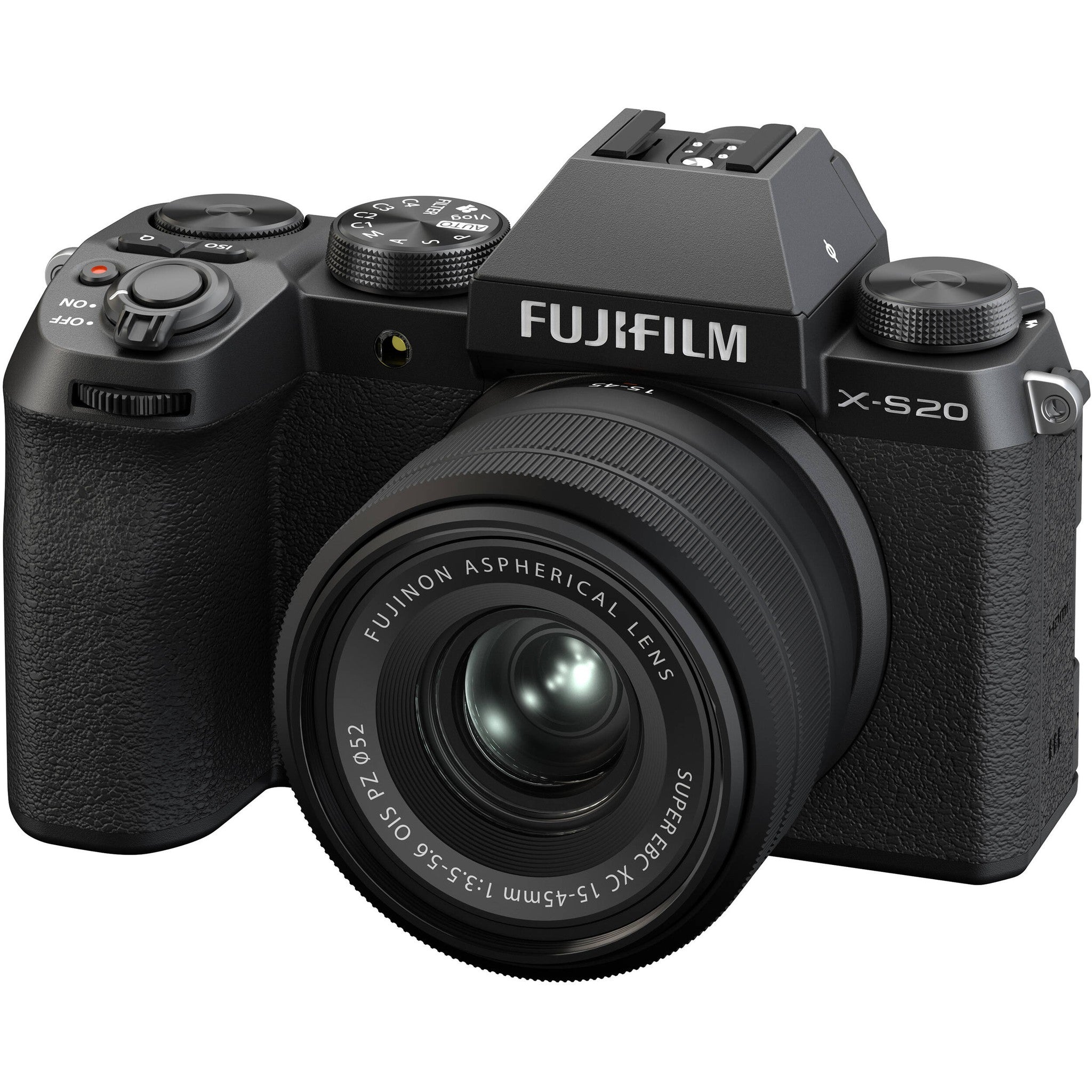 FUJIFILM X-S20 Mirrorless Camera With 15-45mm + SIGMA 56mm f/1.4 DC DN Lens Fujifilm