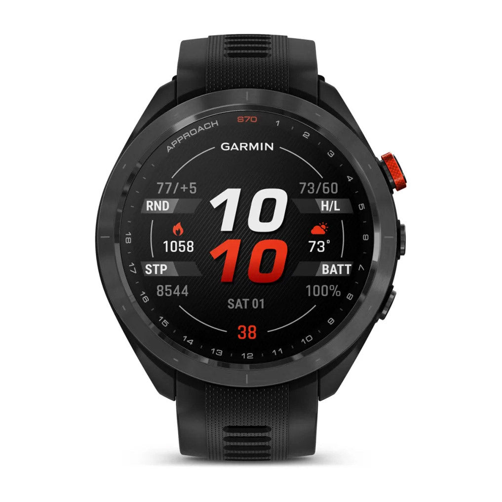 Garmin Approach S70 47MM Fitness Tracker Watch GPS Golf Smartwatch For Men-Black