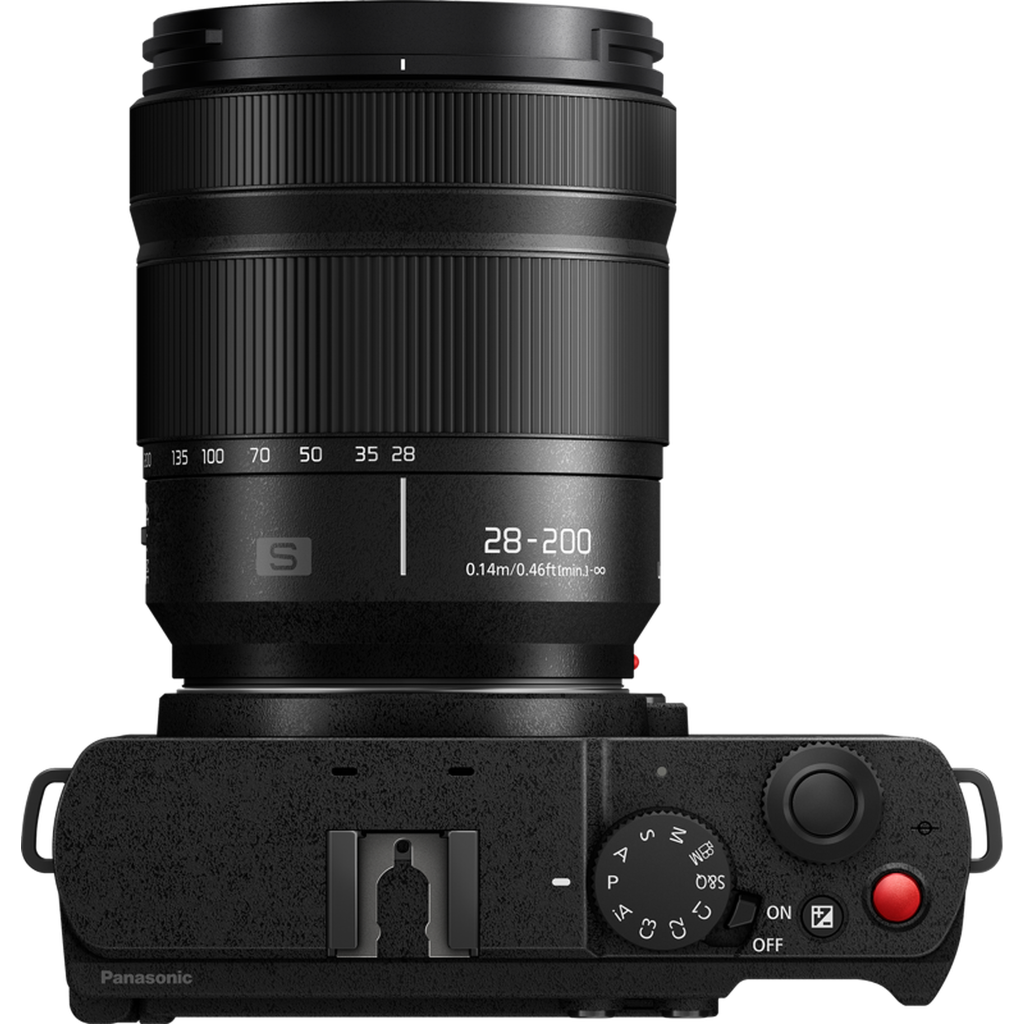 Panasonic LUMIX S9 Mirrorless Full Frame Camera with 28-200mm L Mount Lens-Black Panasonic