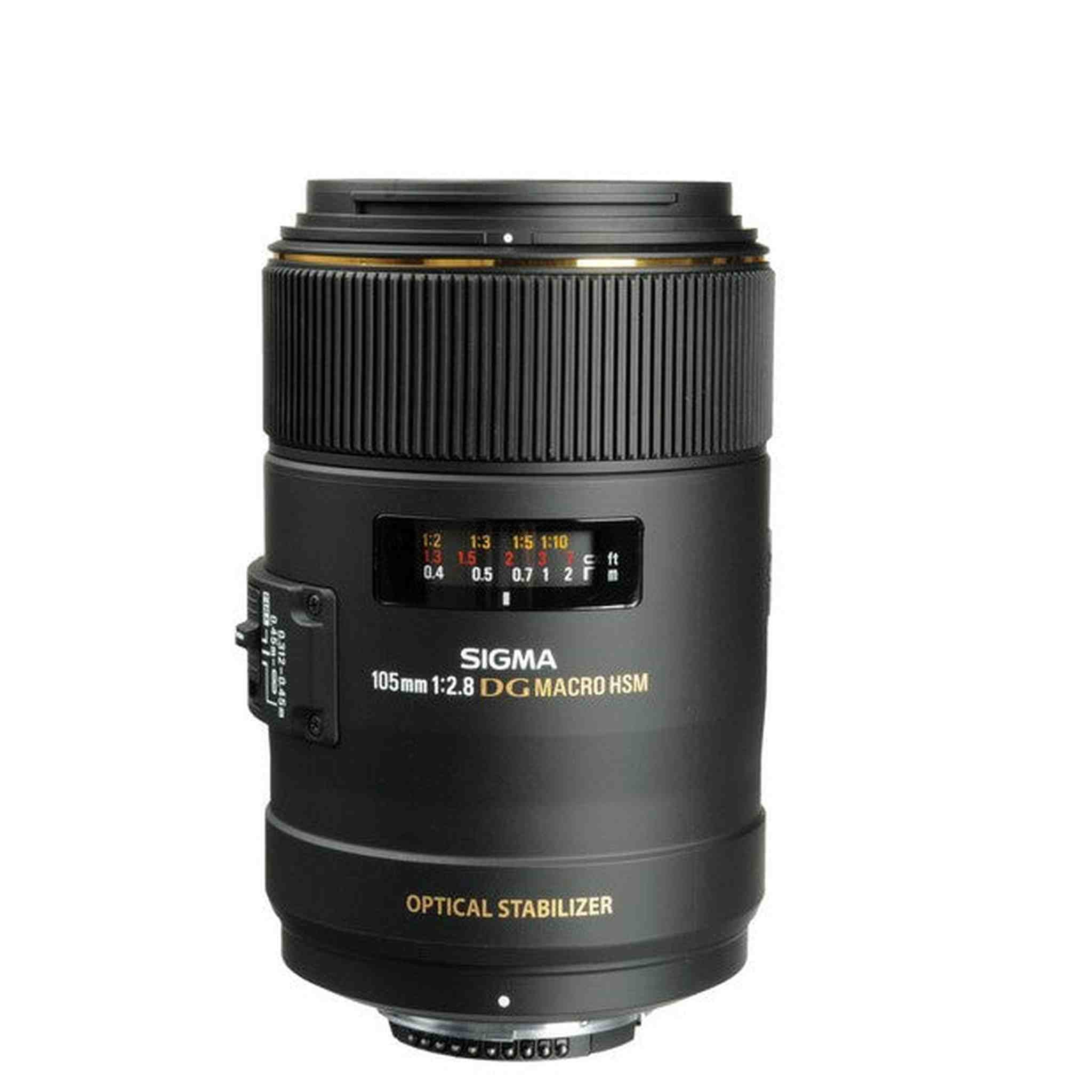 Sigma 105mm f/2.8 EX DG OS HSM Macro Lens for Nikon F Sigma