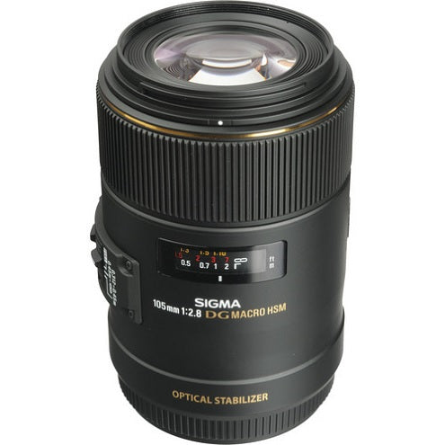 Sigma 105mm F2.8 EX DG OS HSM Macro Lens for Canon SLR Camera